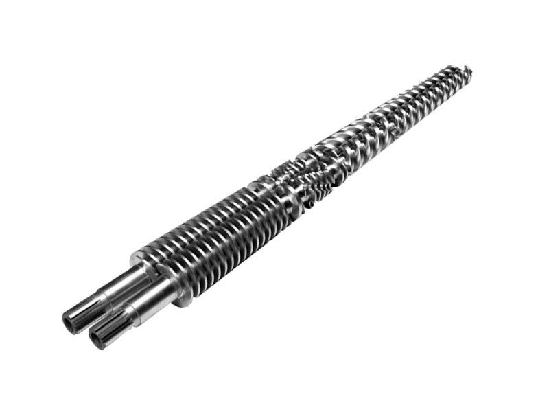 Complete set of Conical Twin Barrel Screws